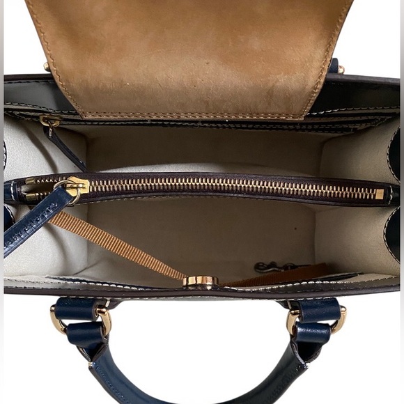 Dooney and Bourke Selleria Jayne satchel -Navy - Picture 5 of 11